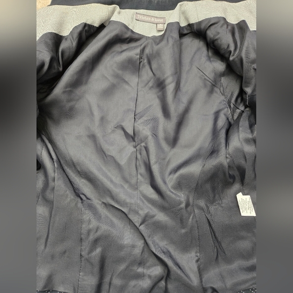 Tristan & Iseut Military Style Navy Blazer/Jacket. Size 2 - Picture 10 of 13